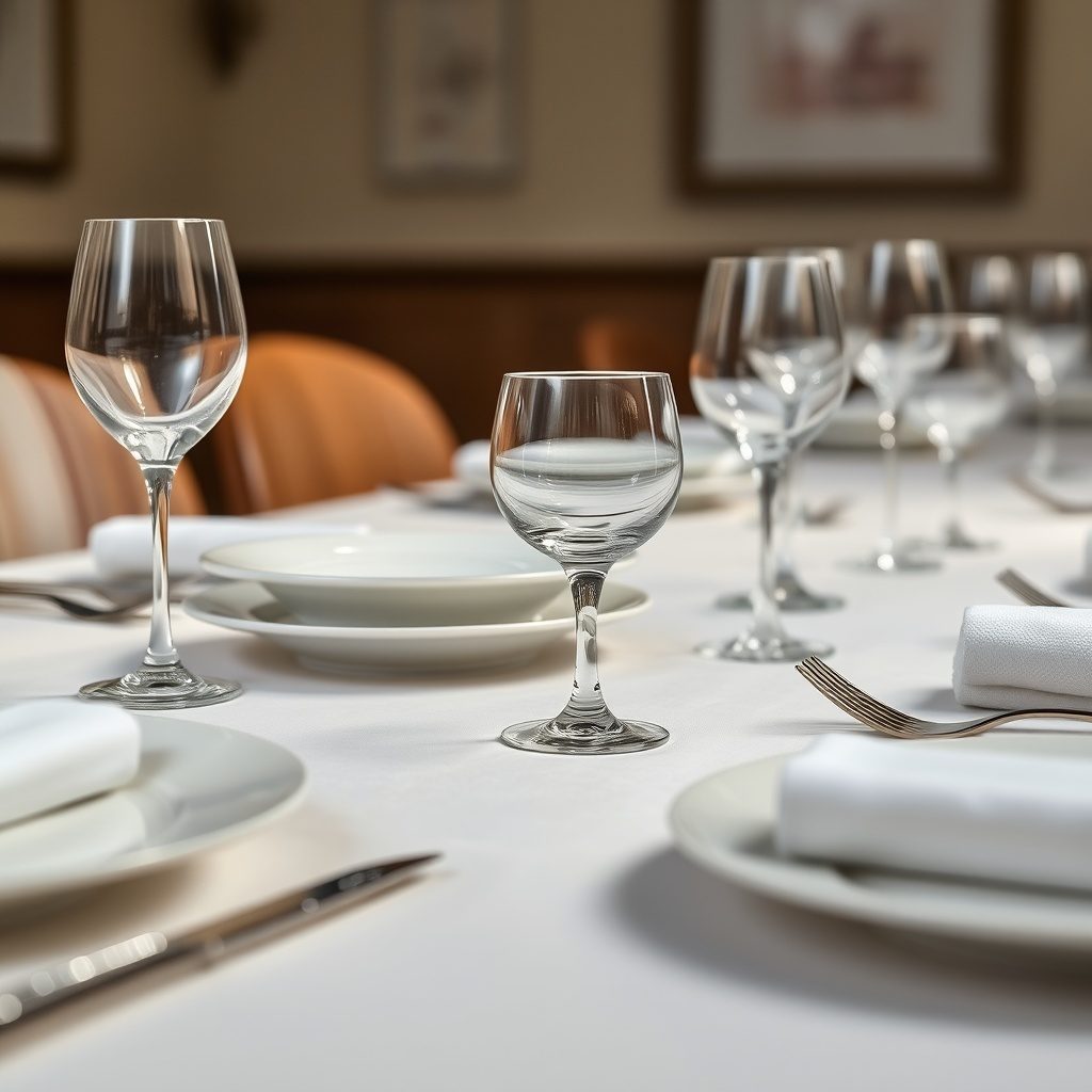 Elegant dinner plate